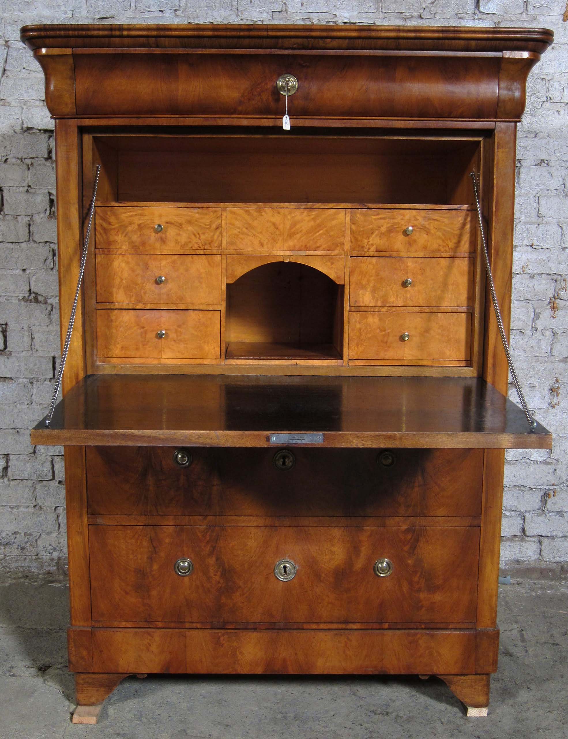 Süddeutscher Biedermeier Sekretär 2 Süddeutscher Biedermeier Sekretär