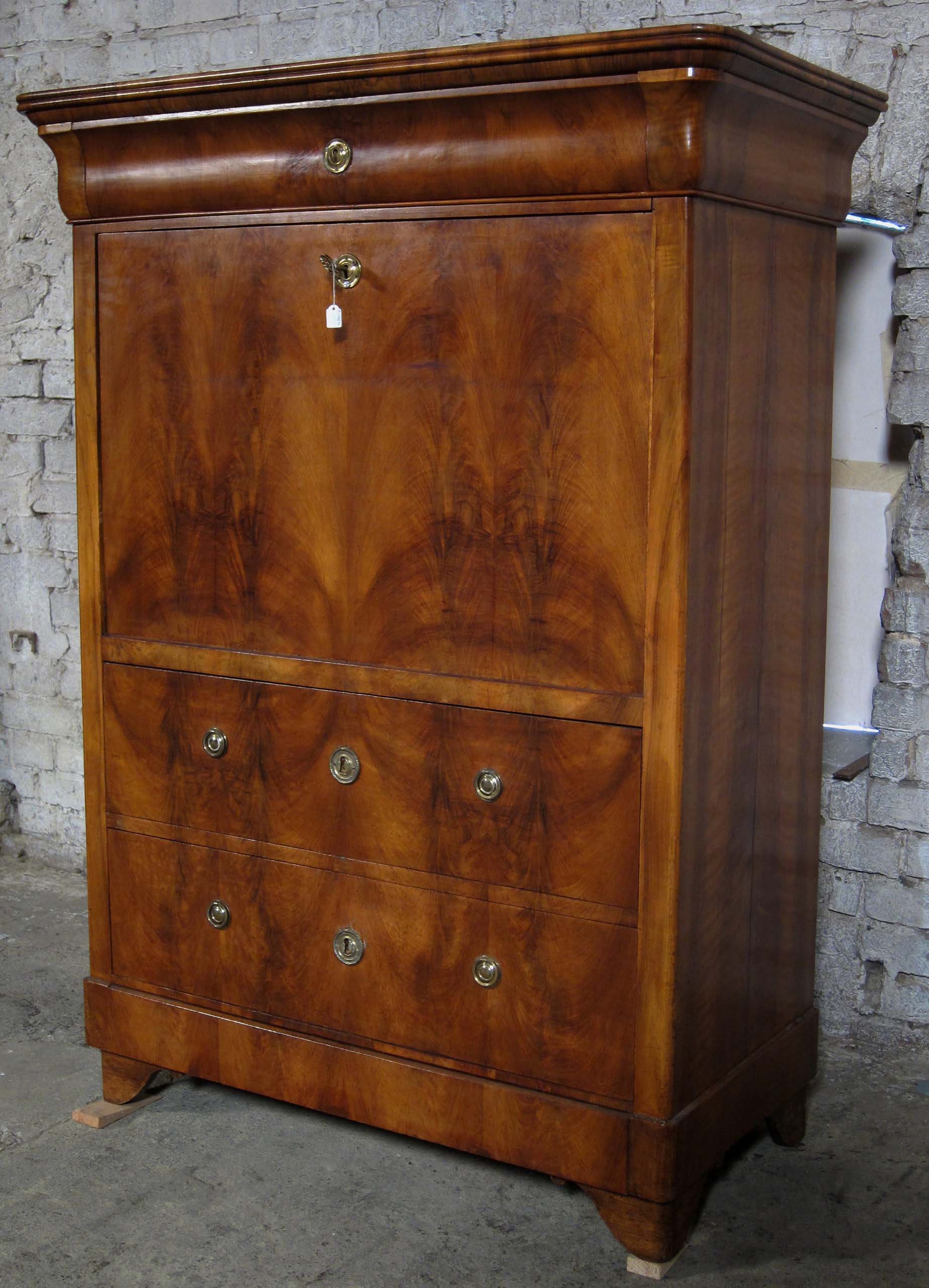 Süddeutscher Biedermeier Sekretär 4 Süddeutscher Biedermeier Sekretär