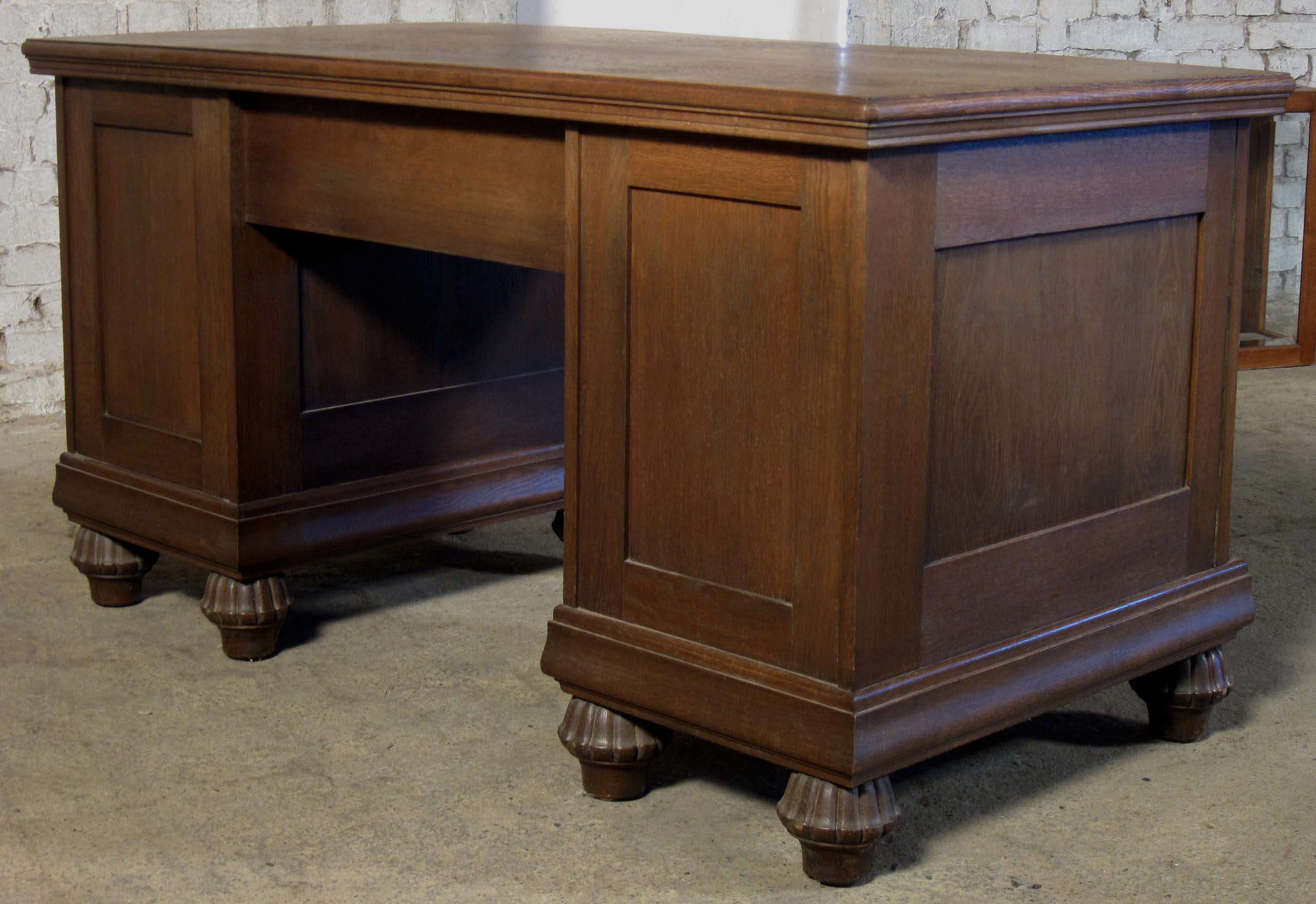 Berliner Eiche Schreibtisch 6 Berliner Eiche Schreibtisch