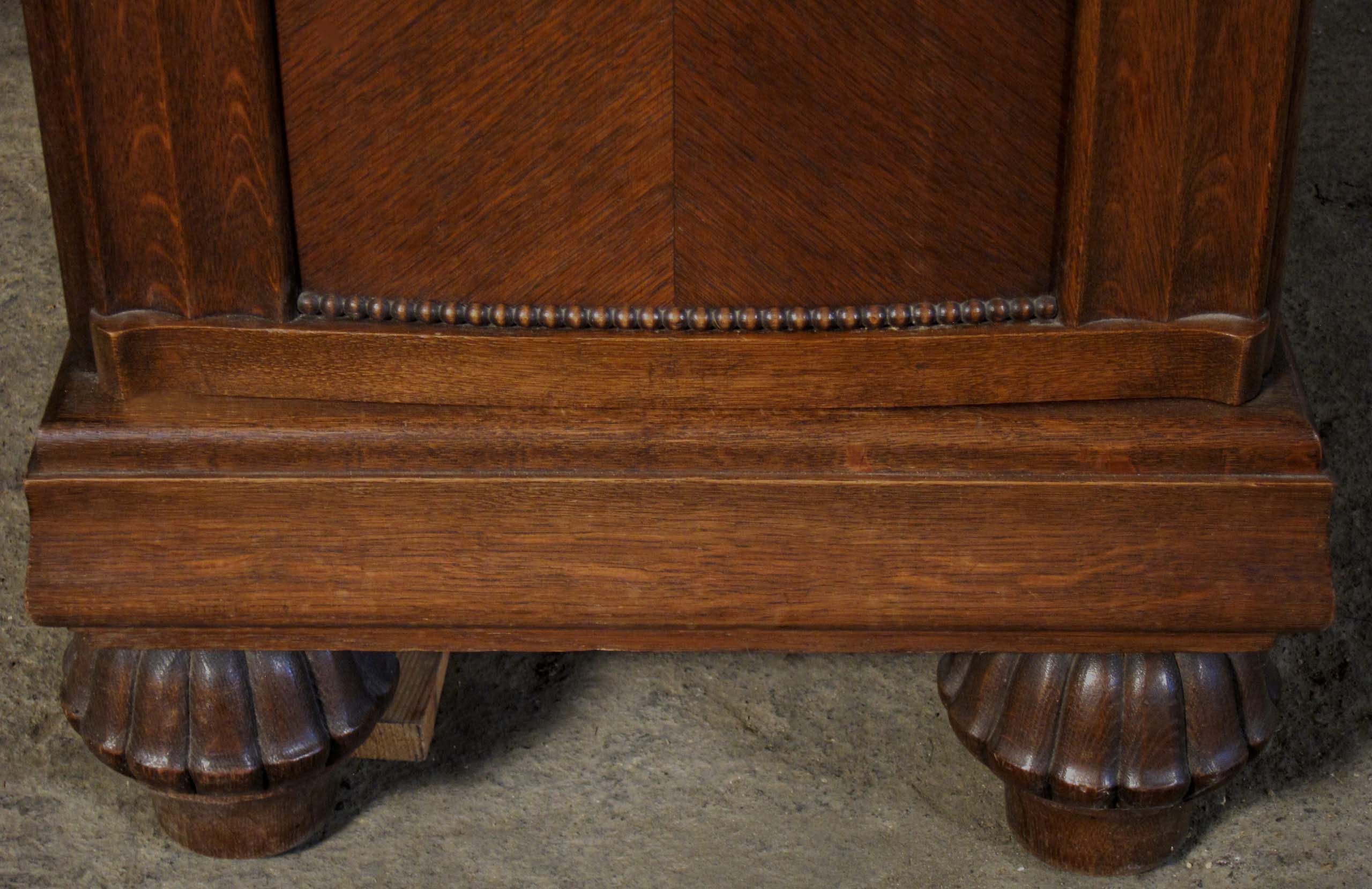 Berliner Eiche Schreibtisch 9 Berliner Eiche Schreibtisch