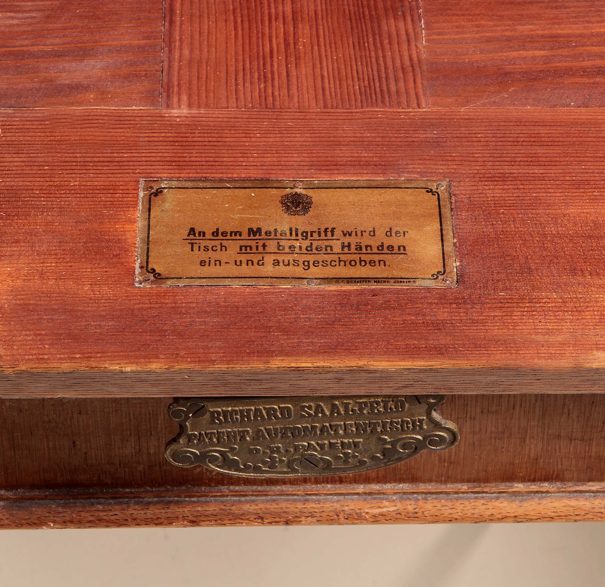 Gründerzeit Auszugstisch aus Eiche 5 Gründerzeit Auszugstisch aus Eiche