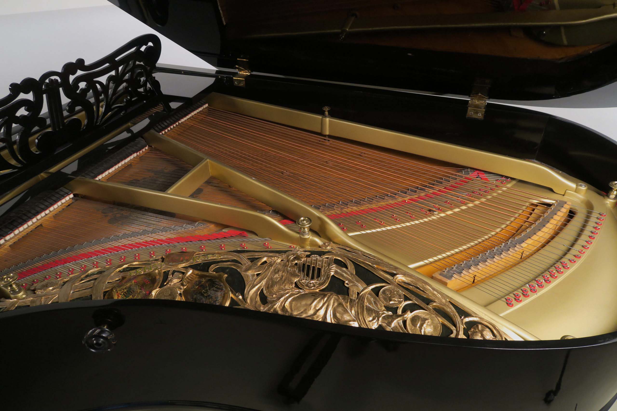 Schwarzer Kaps Flügel mit Hocker 7 Schwarzer Kaps Flügel mit Hocker