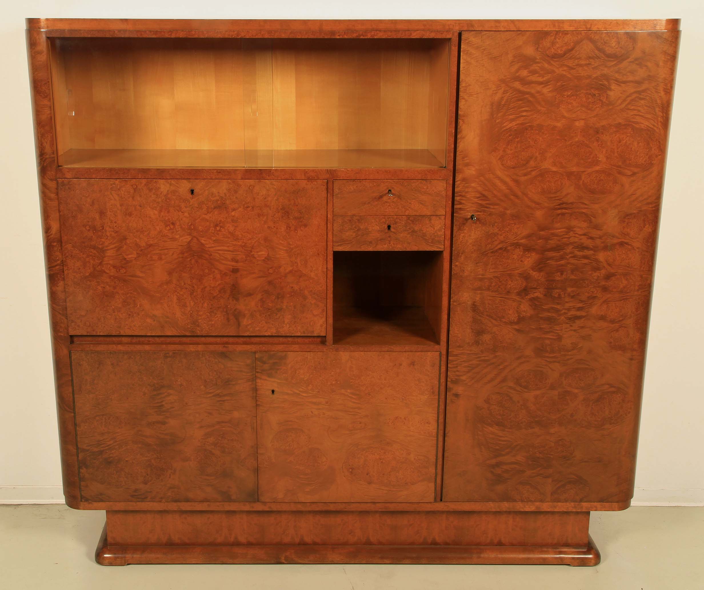 Art Deko Kabinettschrank 1 Art Deko Kabinettschrank