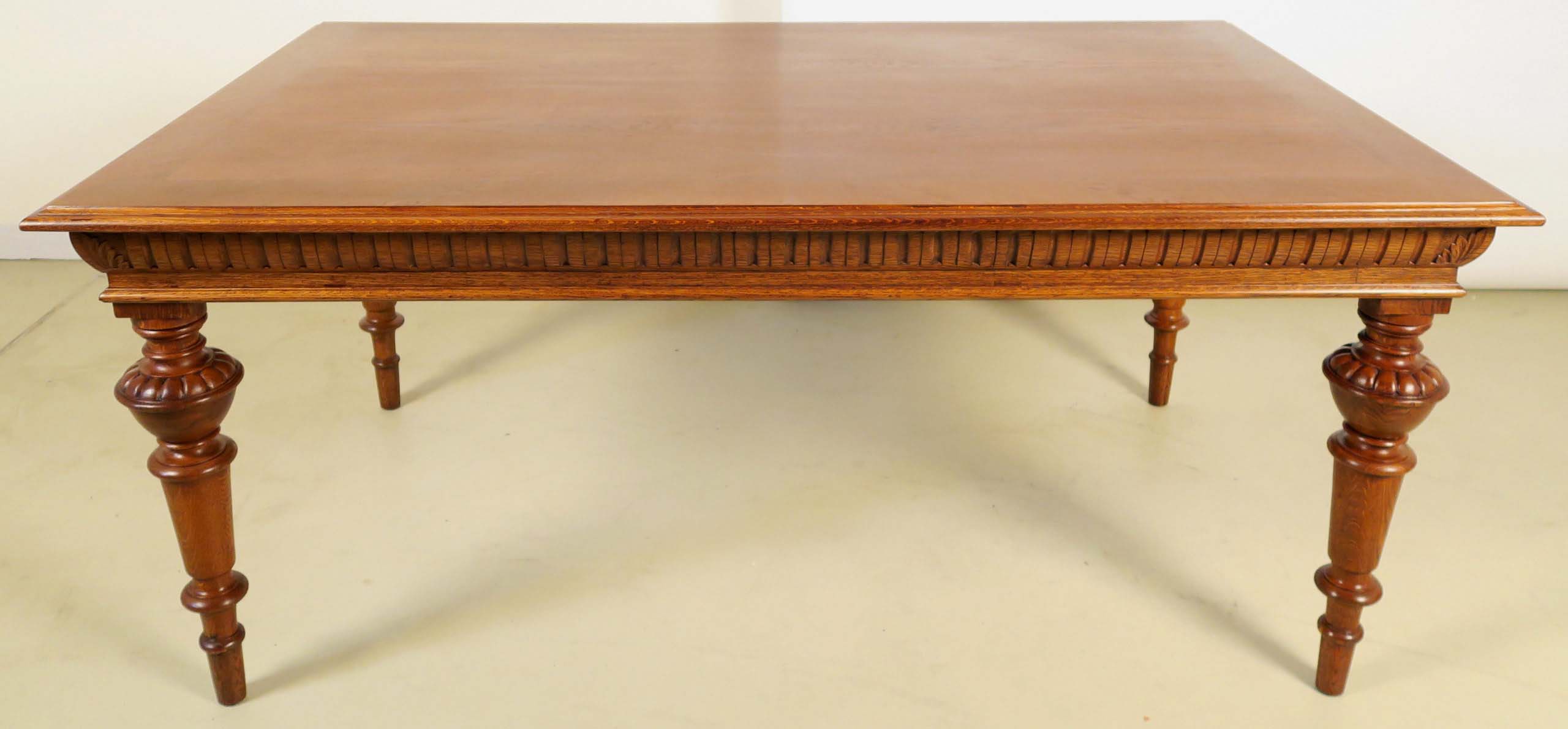 Restaurierte Gründerzeit Tafel aus Eiche 2 Restaurierte Gründerzeit Tafel aus Eiche