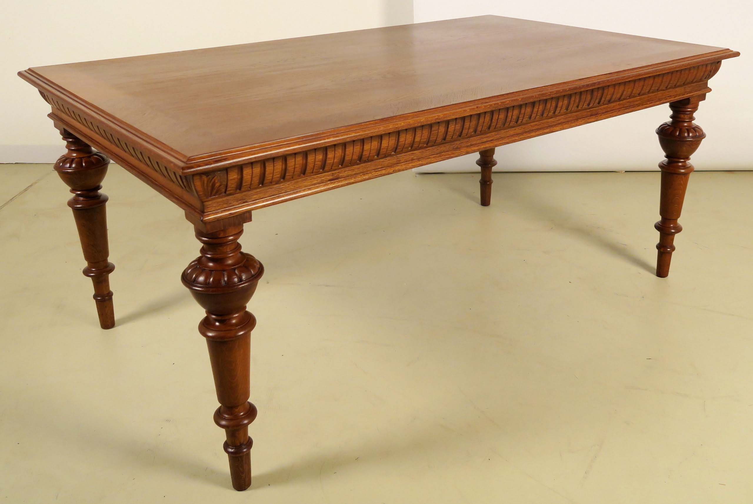 Restaurierte Gründerzeit Tafel aus Eiche 3 Restaurierte Gründerzeit Tafel aus Eiche