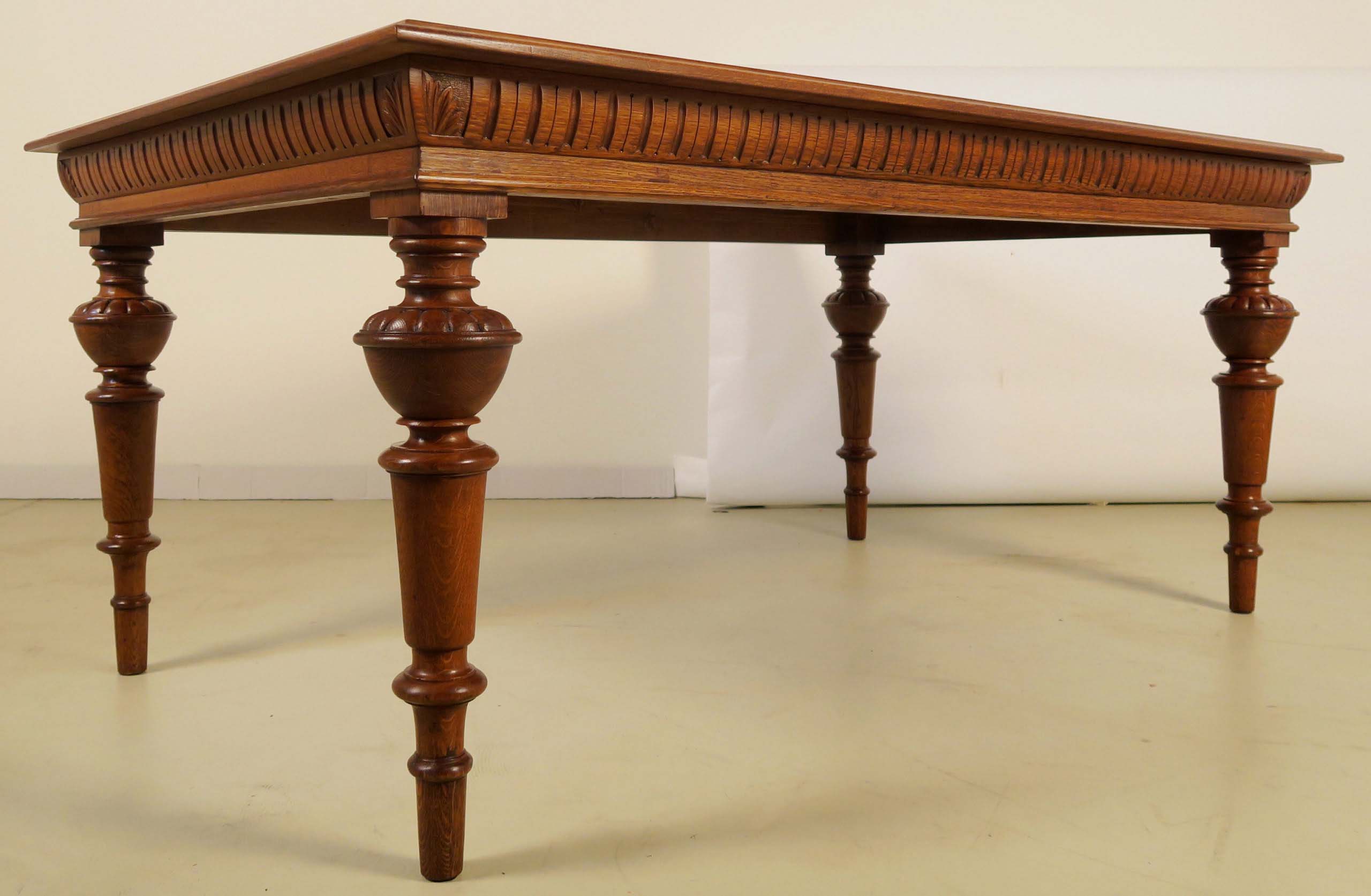 Restaurierte Gründerzeit Tafel aus Eiche 5 Restaurierte Gründerzeit Tafel aus Eiche