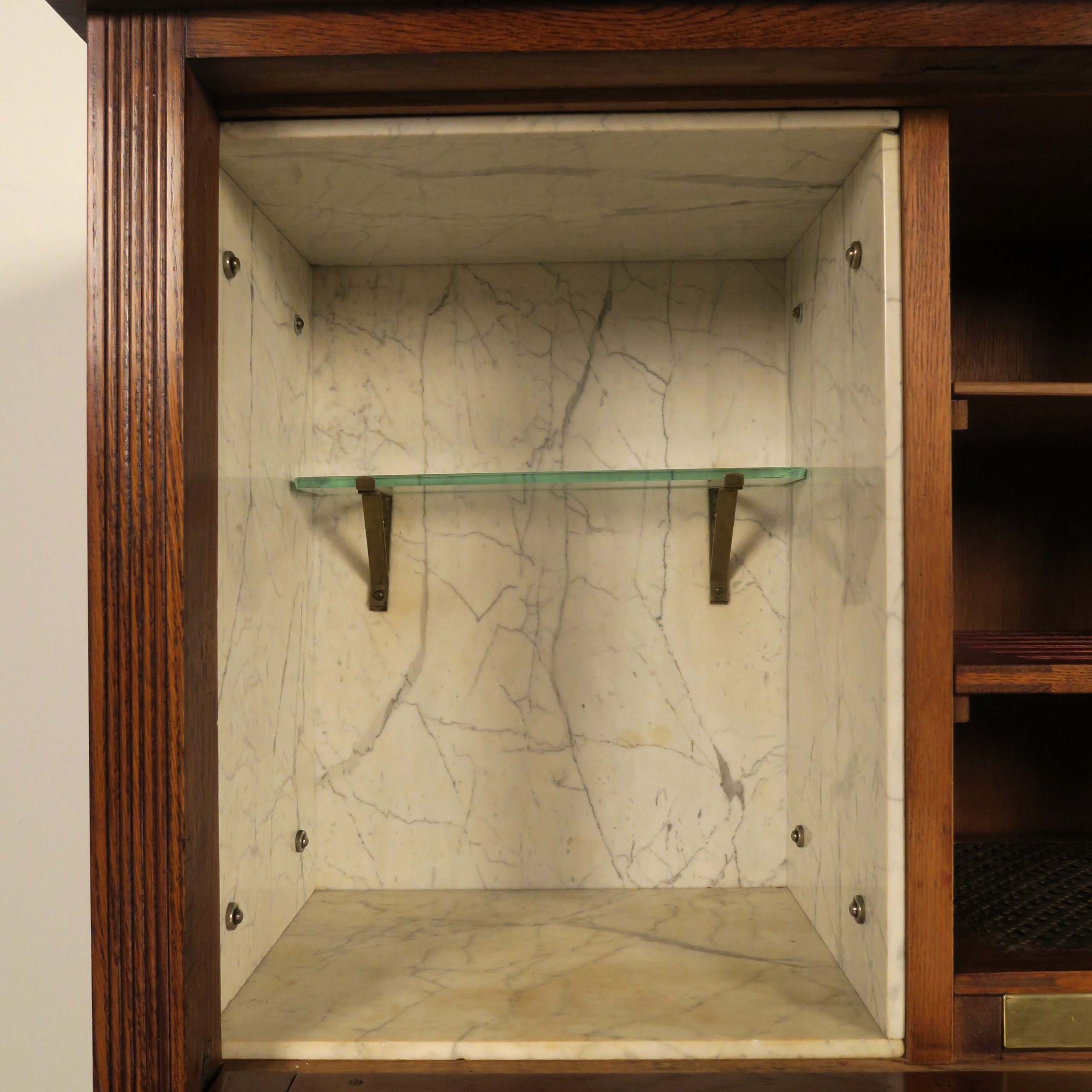 Restaurierter Jugendstil Barschrank / Kabinettschrank 6 Restaurierter Jugendstil Barschrank / Kabinettschrank