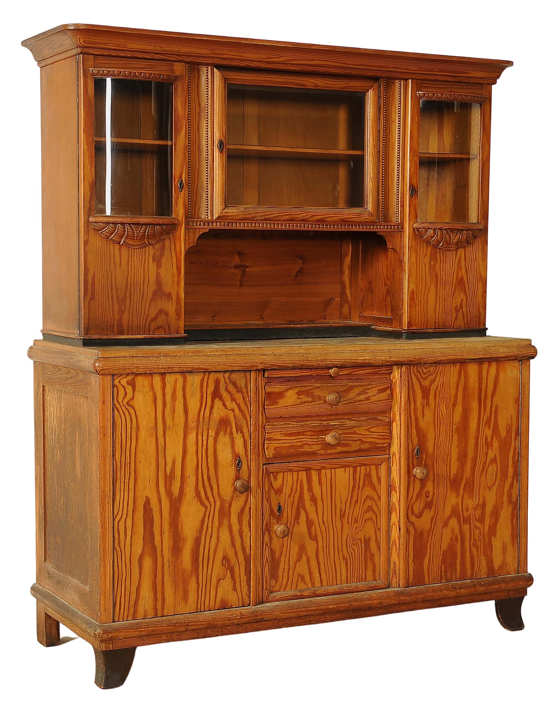 Weichholz Küchenbuffet aus den 20er Jahren 2 Weichholz Küchenbuffet aus den 20er Jahren