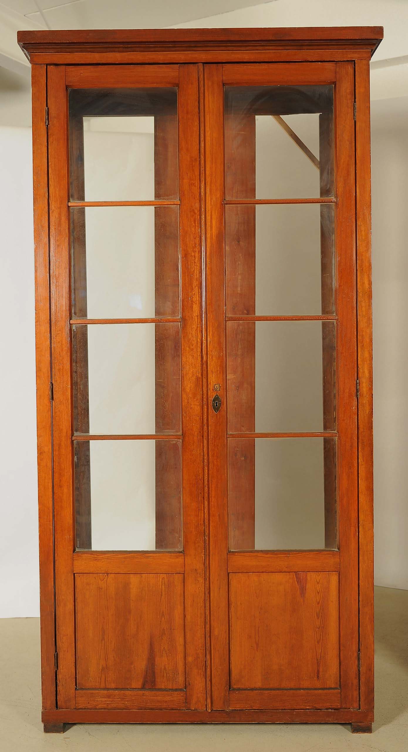 Jugendstil Bibliothek aus Weichholz 7 Jugendstil Bibliothek aus Weichholz