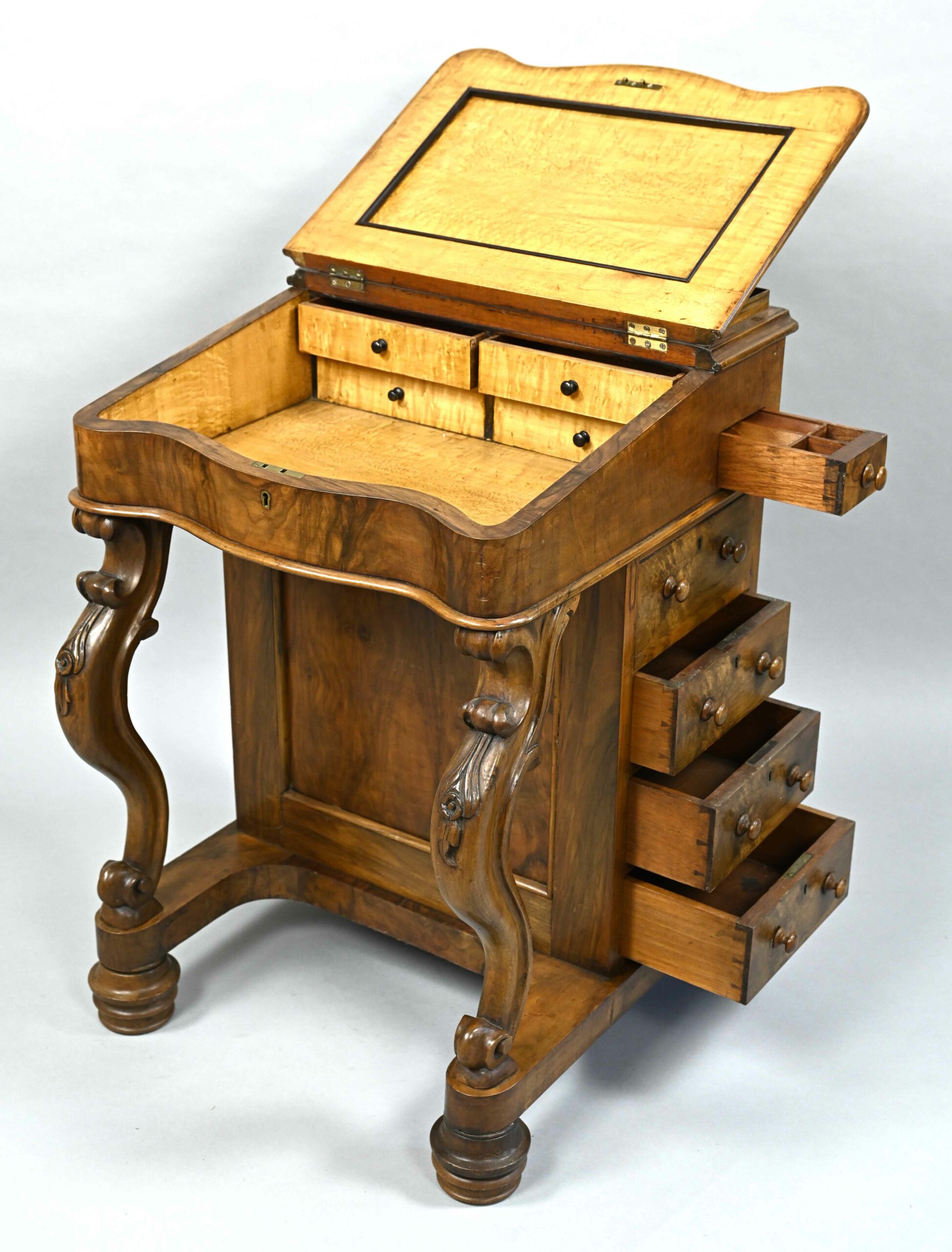 3679-Englischer Davenport Schreibtisch-04