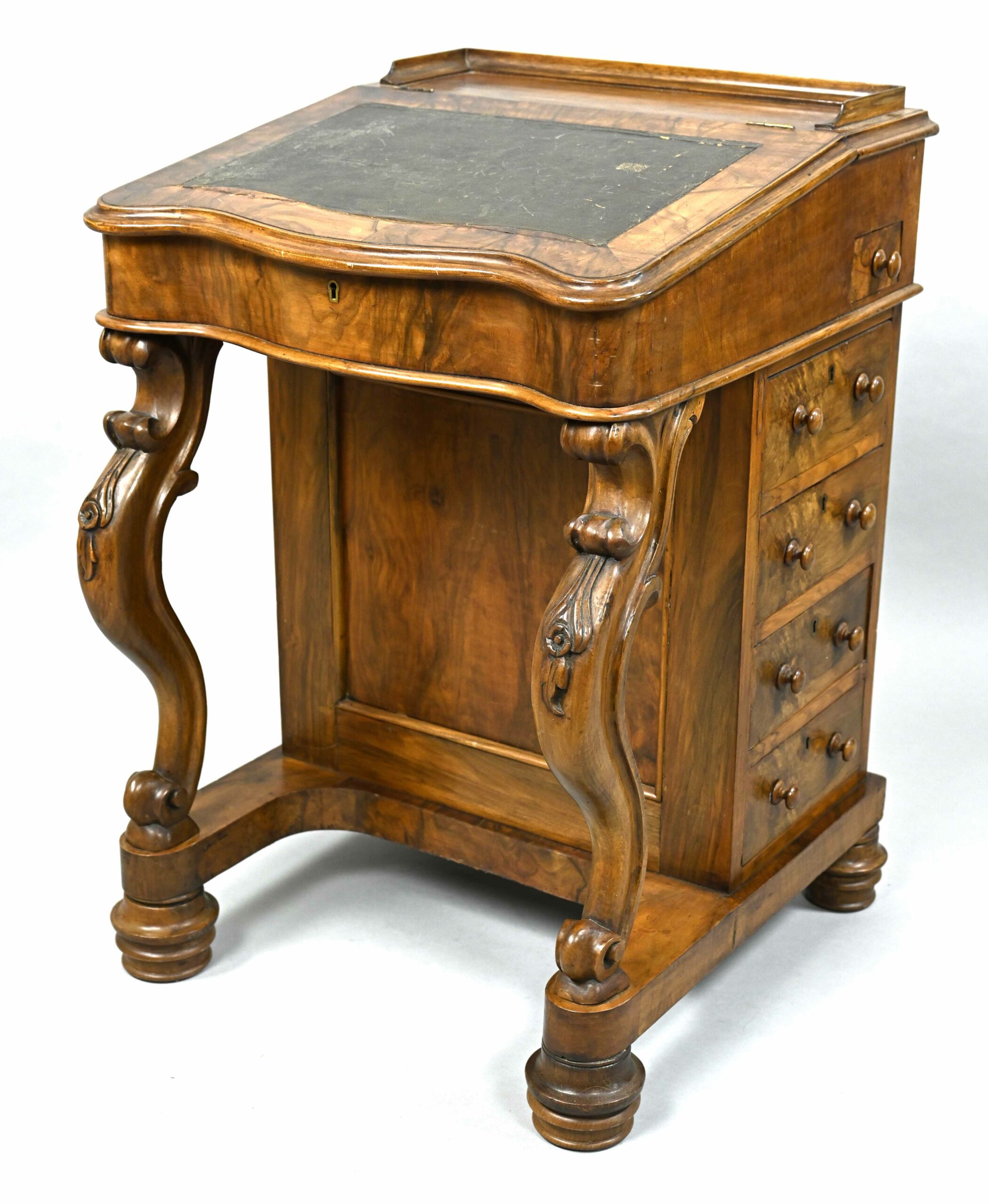 3679-Englischer Davenport Schreibtisch-06