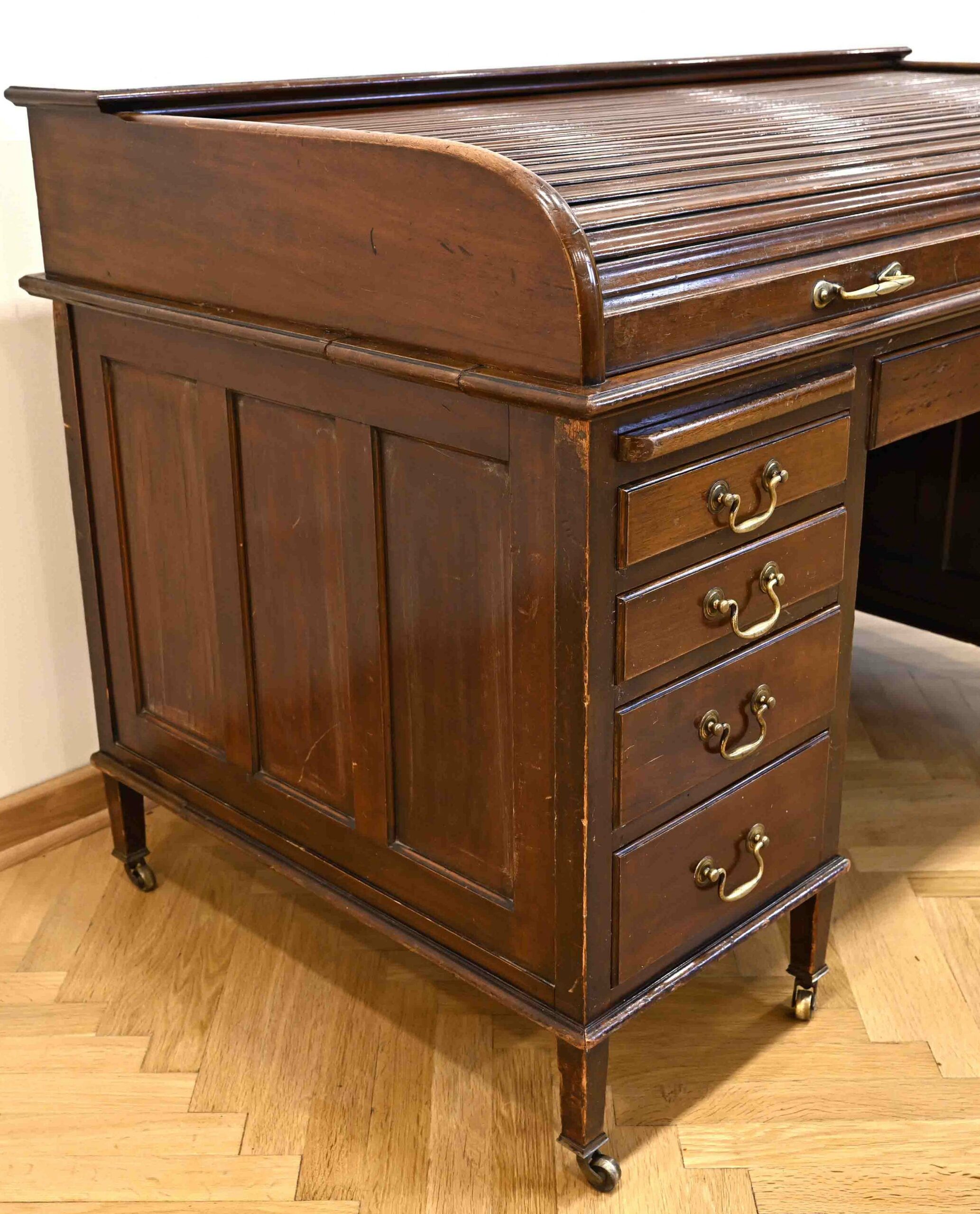 3683-Englischer Kontorschreibtisch-Rollbüro-11